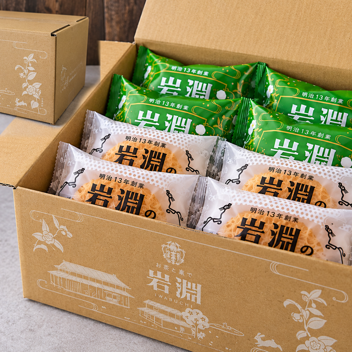 岩淵のクッキーシュー（抹茶カスタード味、カスタード味）【ご自宅用簡易箱入り】