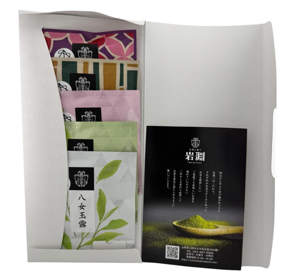 岩淵の日本茶 一煎袋5種類【TEA BAG5ｇ1包入り】